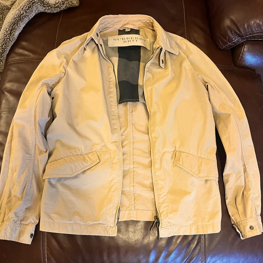 Burberry Brit Slim Moto-Style Jacket